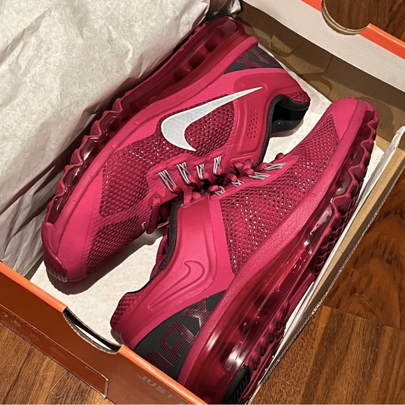 Nike Air Max 2013 in original box - Fuchsia Pink-Reflect Silver-Anthracite - Picture 13 of 15
